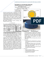 CFD Simulation of Air Bearing Material