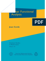 Linear Functional Analysis: Joan Cerdà