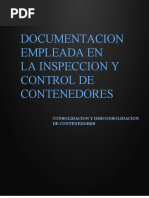 Documentacion en La Inspeccion Contenedores