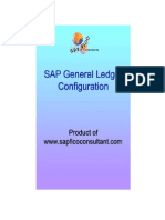 SAP GL Configuration