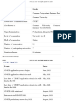 CPGET 2021, OUCET - Dates, Eligibility, Application Form, Syllabus