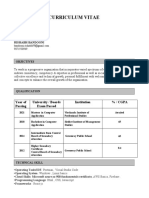 Curriculum Vitae: Rishabh Bandooni