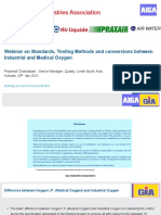 Webinar On Standars Testing Method & Conv Oxygen