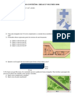 Exercicios Area e Volume Com Gabarito