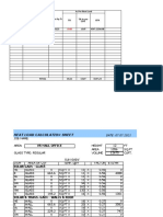 Heatload Calculation - Kirloskar Ferrous - UPS Room