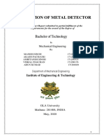 Mini Project, Fabrication of Metal Detector