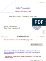 Rate Processes: MSE 202 IIT Kanpur