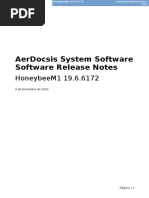 SW Release Notes - HoneybeeM1 19.6.6172 - ES