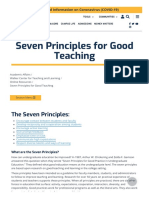 Seven Principles For Good Teaching - University of Tennessee at Chattanoog104603