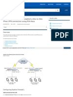 Sophos Firewall: How To Establish A Site-To-Site Ipsec VPN Connection Using Rsa Keys