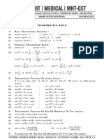 Short Notes (Revision) Mathematics