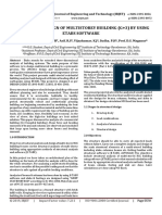 Analysis and Design of Multistorey Building (G+3) by Using Etabs Software