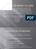 Blood and Body Fluids