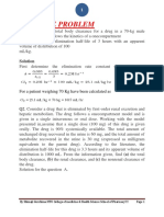 Pharmacokinetic Model Questions by Shimaji GD