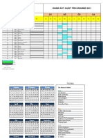 Idabb Sot Audit Programme 2011 Q1 Q2 Q3 Q4: No BU Name Site Jan Feb Mar Apr May Jun Jul Aug Sep Oct Nov Dec