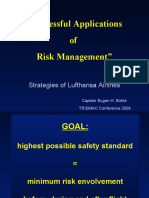 Successful Applications of Risk Management