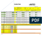 HFC-227ea (FM-200) Clean Agent Calculation Sheet: "Please Add The CELL Forward "