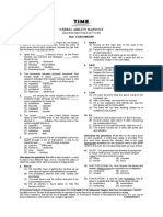 Verbal Ability Handout: (Question Types Based On Vocab) Ref: VAHO1002105