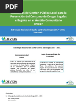 Sesión 6 Estrategia Nacional de Lucha Contra Las Drogas 2017 - 2021