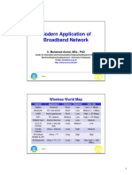 Modern Application of Broadband Network: Wireless World Map