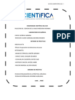 Informe 8 de Química Laboratorio