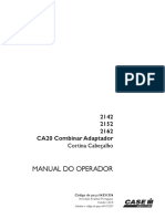 Manual Do Operador: 2142 2152 2162 CA20 Combinar Adaptador