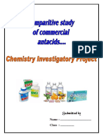 Comparitive Study of Commercial Antacids - 1