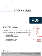 EBIT EPS Analysis