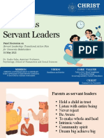 Parents As Servant Leader - Dr. Sneha Saha