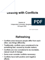 Dealing With Conflicts