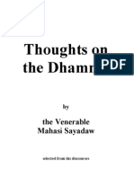 Thoughts On The Dhamma