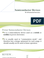 Power Semiconductor Devices: EE 140 Industrial Electronics