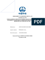 Plan de Gestion de Proyecto Puno (Formato 29) Rev 00 - Con Observaciones Levantadas