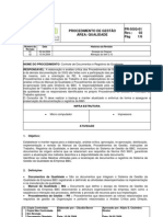 PR-SGQ-01 - Controle de Documentos