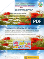 Tarea 12 - Fundamento Pedagogico Del Area de Matematica en El Ciclo Ii de La Ebr Ketty