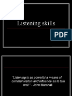 Listening Skills