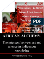 African Alchemy - The Intersect Between Art and Science in Indigenous Knowledge