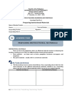 Preparing Instructional Materials: Learning Task