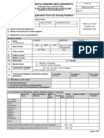 Shri Mata Vaishno Devi University: Application Form For Faculty Position