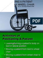 Slide 3 - Moving A Patient With A Wheel Chair