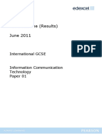 Mark Scheme (Results) June 2011: International GCSE