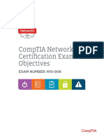 Comptia Network n10 008 Exam Objectives (2 0)