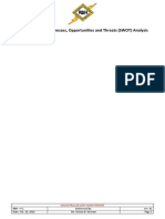 4.1 Strengths, Weaknesses, Opportunities and Threats (SWOT) Analysis