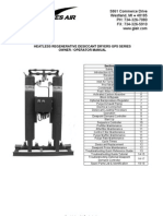 Heatless Regenerative Dessicant Dryers