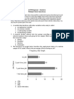 ACTM Regional - Statistics Multiple Choice Questions