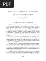 Leyendas de Nuestro Señor de Sibundoy Y El Santo Carlos Tamabioy