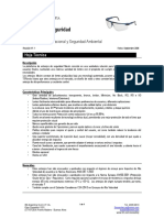 Ebaba00056555 Anteojo de Seguridad Maxim Transparente Af Anti-Empaño Con Laca DX 3M 56555-Ficha-Tecnica