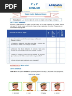 Ficha de Aprendizaje Inglés Vi Ciclo 27-05