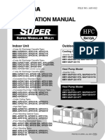 Installation Manual: Indoor Unit Outdoor Unit