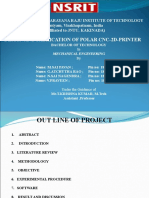 Design and Fabrication of Polar Cnc-2D-Printer